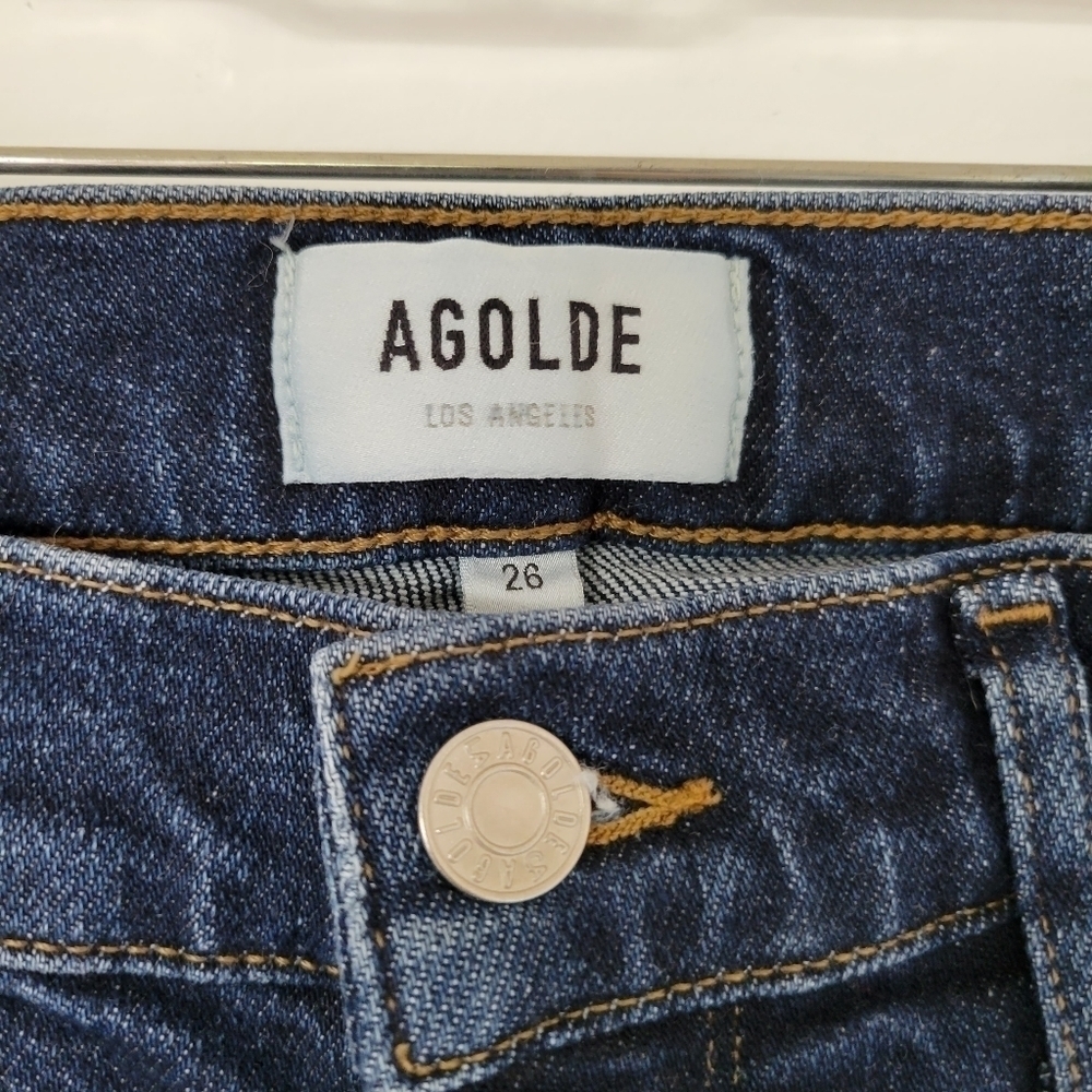 Agolde Sophie Mid-Rise Skinny Jean in Cabana Wash Size 26 - Picture 9 of 11
